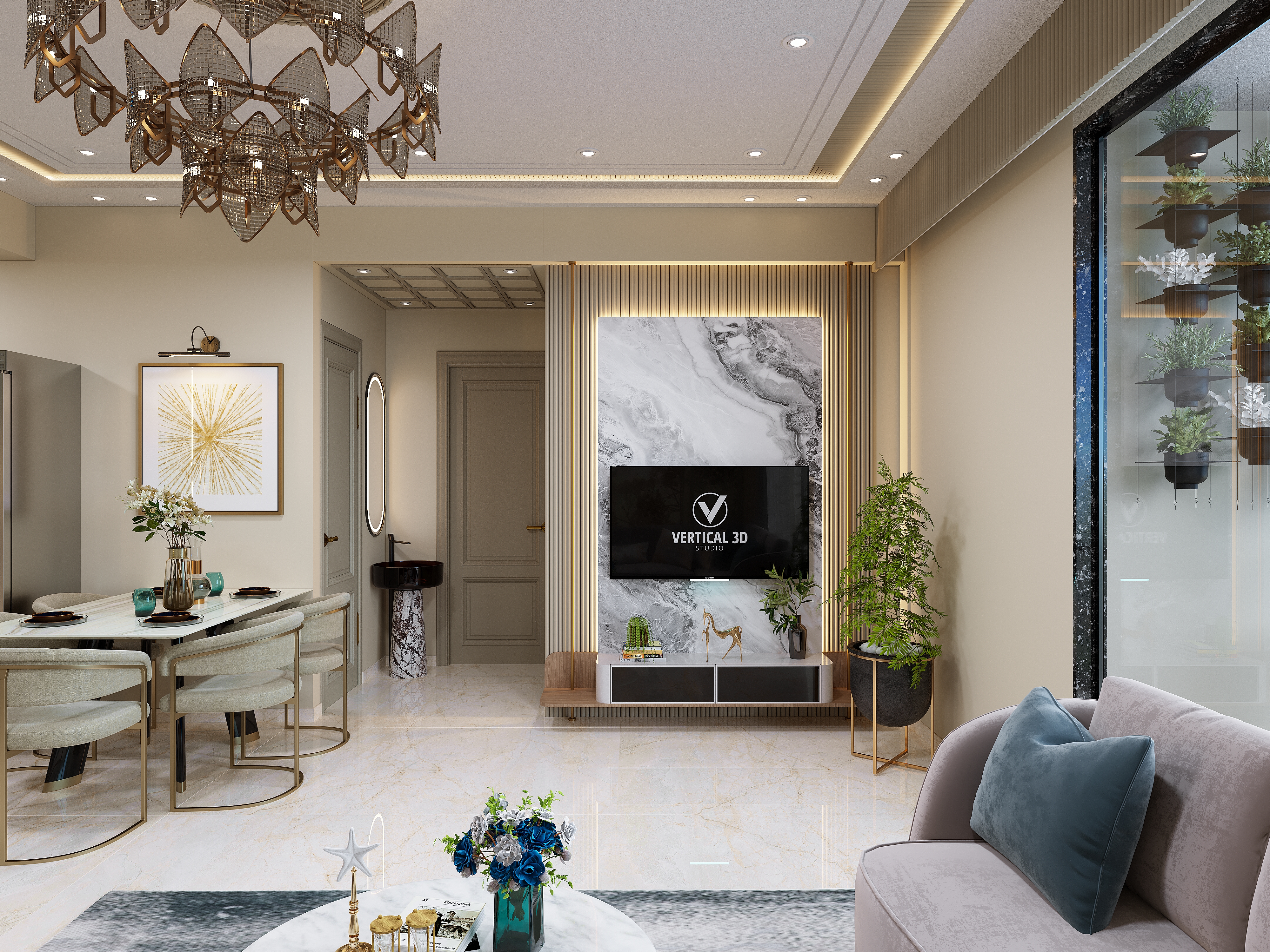 LIVING ROOM VIEW - 3