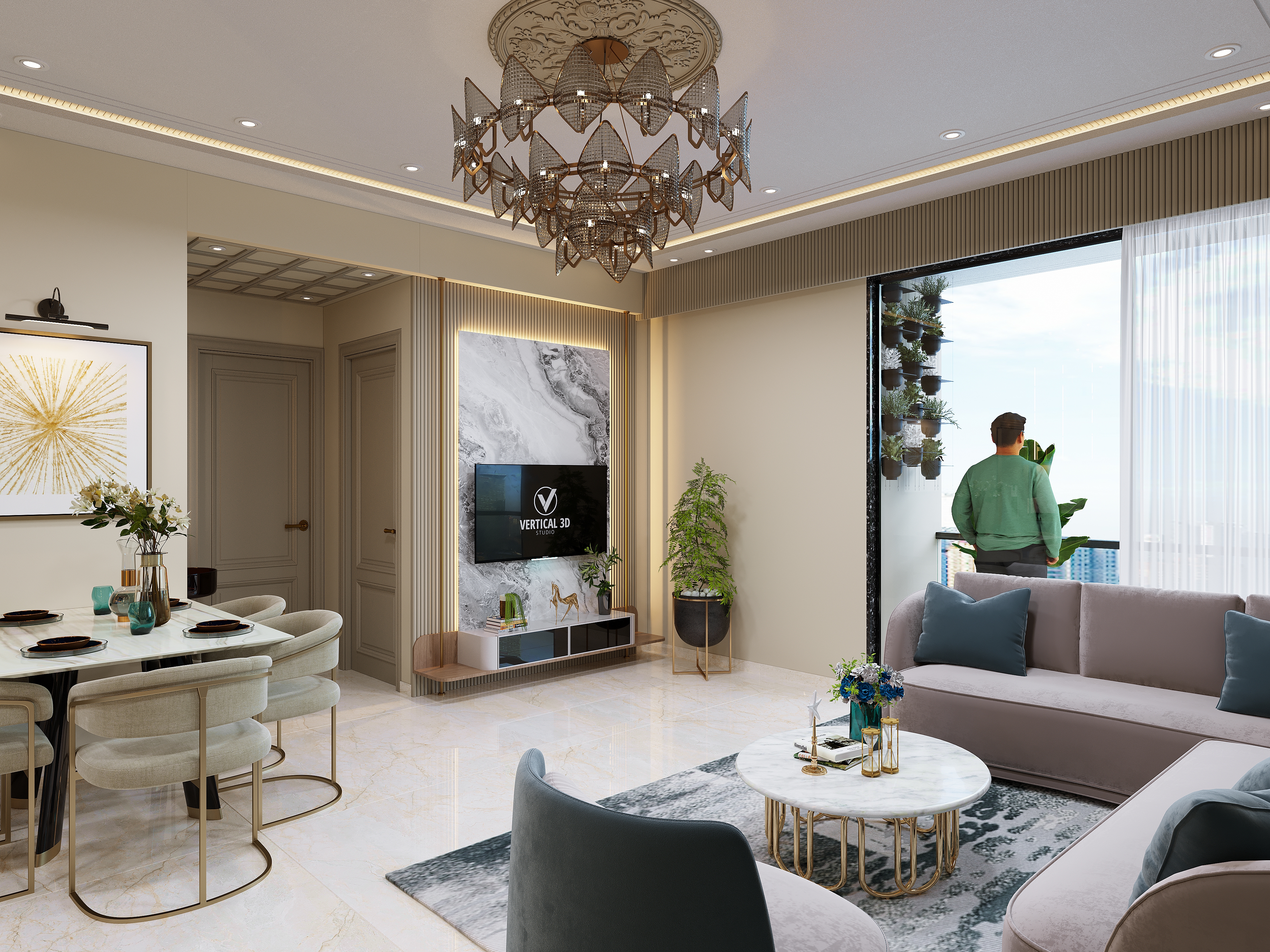 LIVING ROOM VIEW - 5